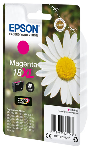 Epson Daisy Singlepack Magenta 18XL Claria Home Ink Epson Daisy Singlepack Magenta 18XL Claria Home Ink